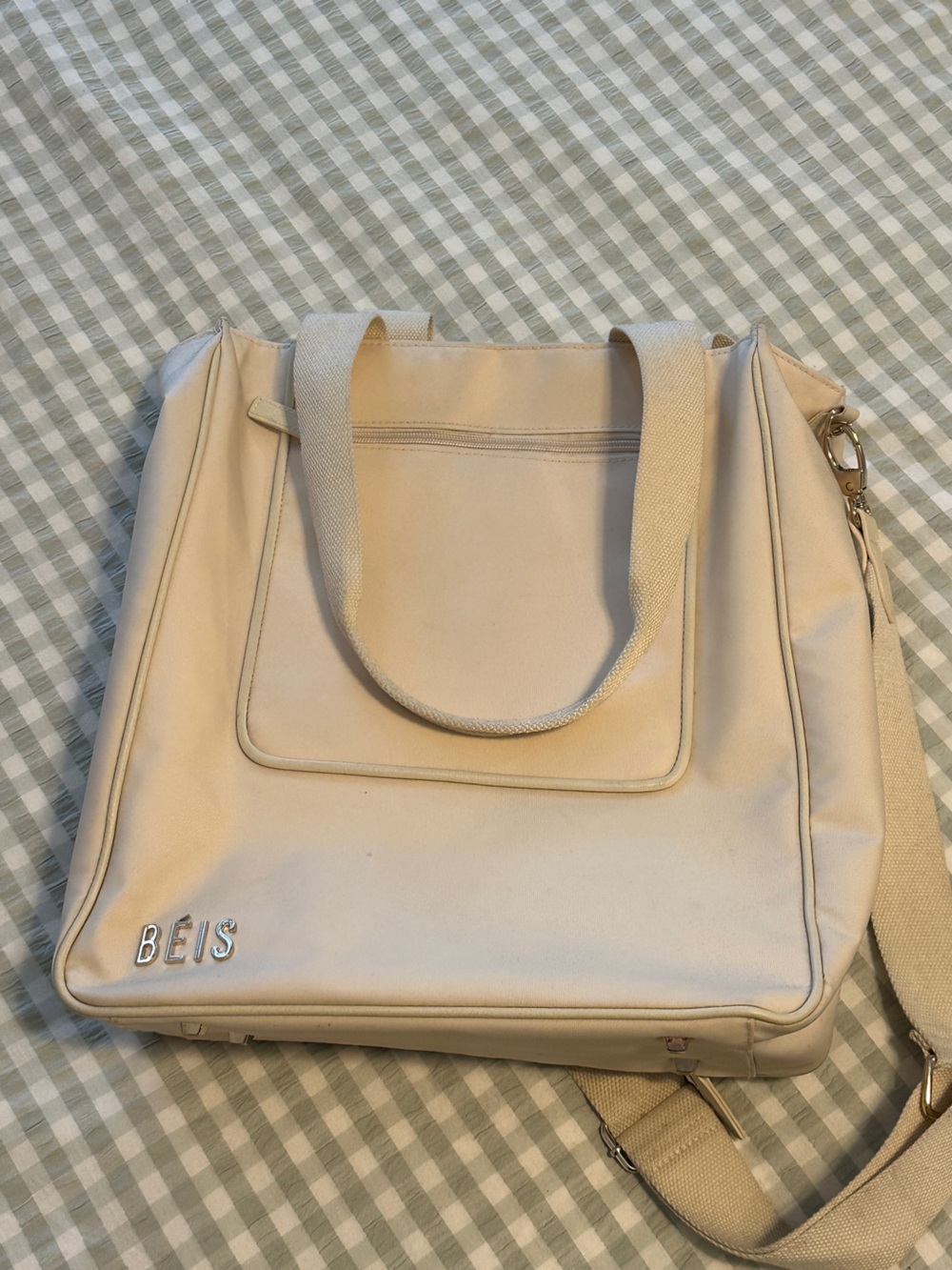 BEIS Cream Shoulder Bag